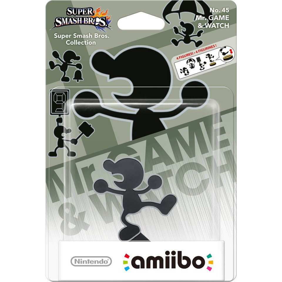 Mr. Game & Watch No.45 amiibo Nintendo Official UK Store