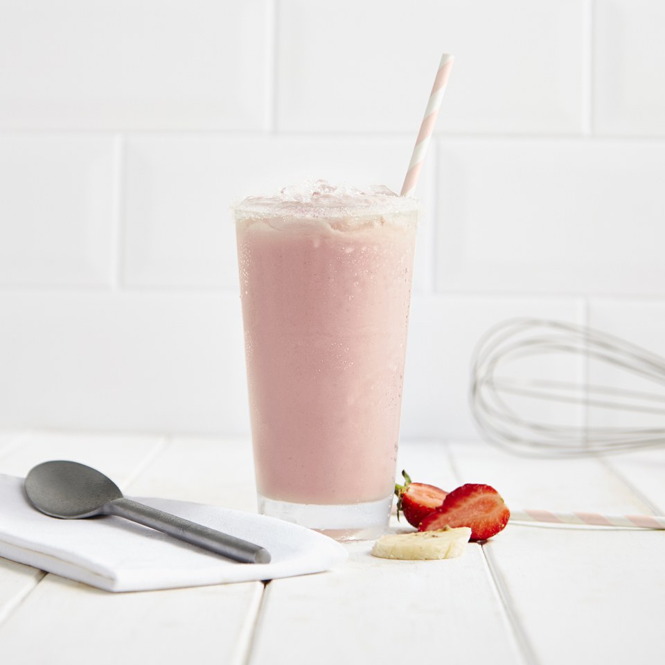Smoothie de Fresa y Plátano | dietaexante.es Smoothie de Fresa y Plátano | dietaexante.es