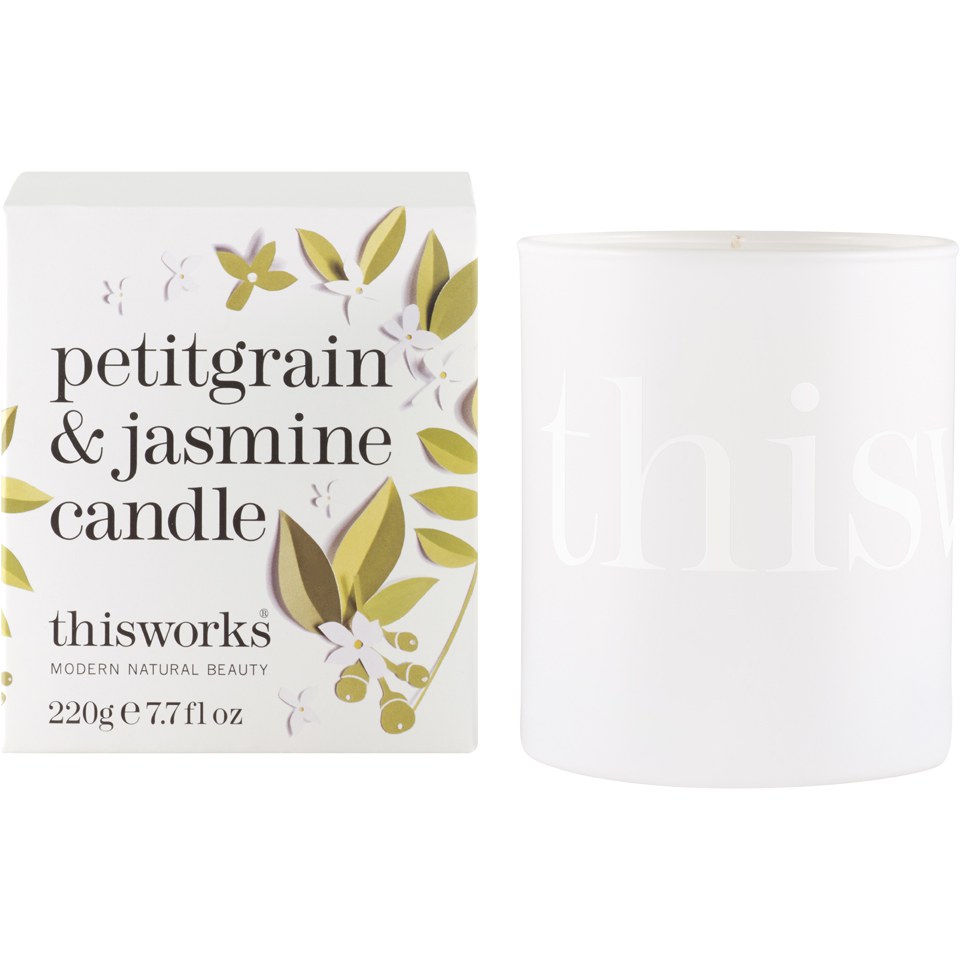

this works Limited Edition Petitgrain and Jasmine Candle (220g)