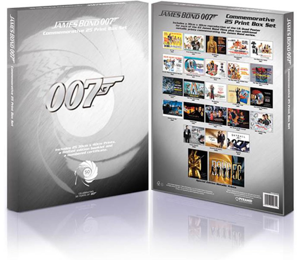 James Bond Limited Edition Print Set Merchandise | Zavvi.com