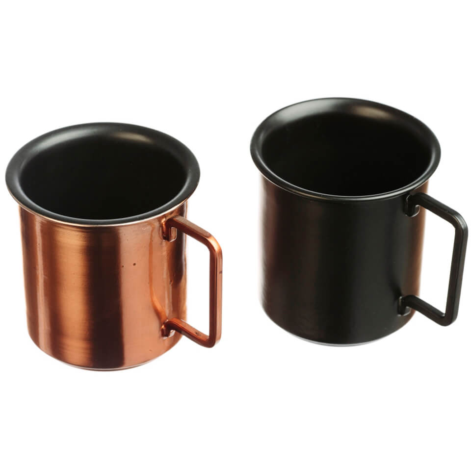 Just Slate Small Coffee Cups - Set of 2 - Free UK Delivery over £50