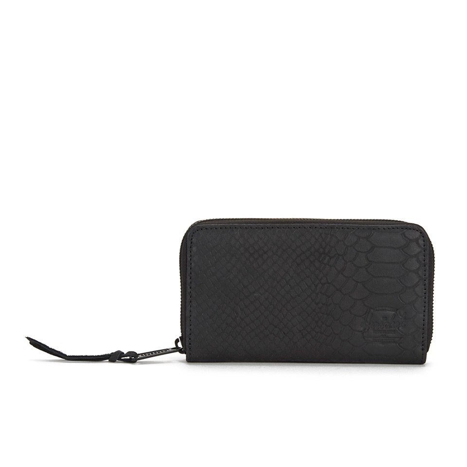 Herschel Supply Co. Leather Thomas Wallet Black Snake