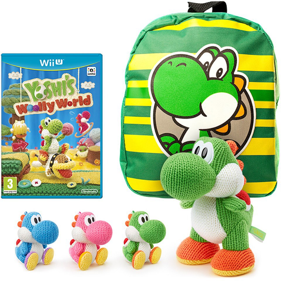 Yoshi's Woolly World + Complete Yarn Yoshi amiibo Pack Nintendo