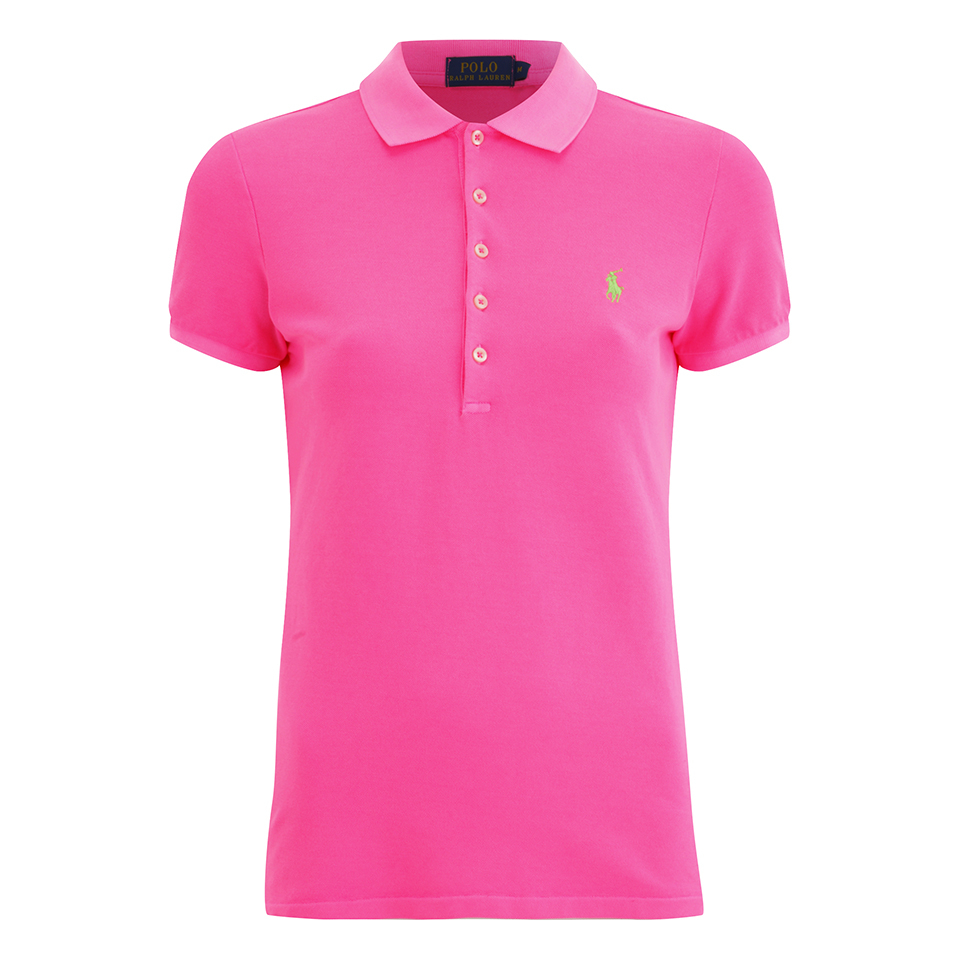 Polo Ralph Lauren Women's Julie Polo T-Shirt - Fuchsia - Free UK Delivery over Â£50