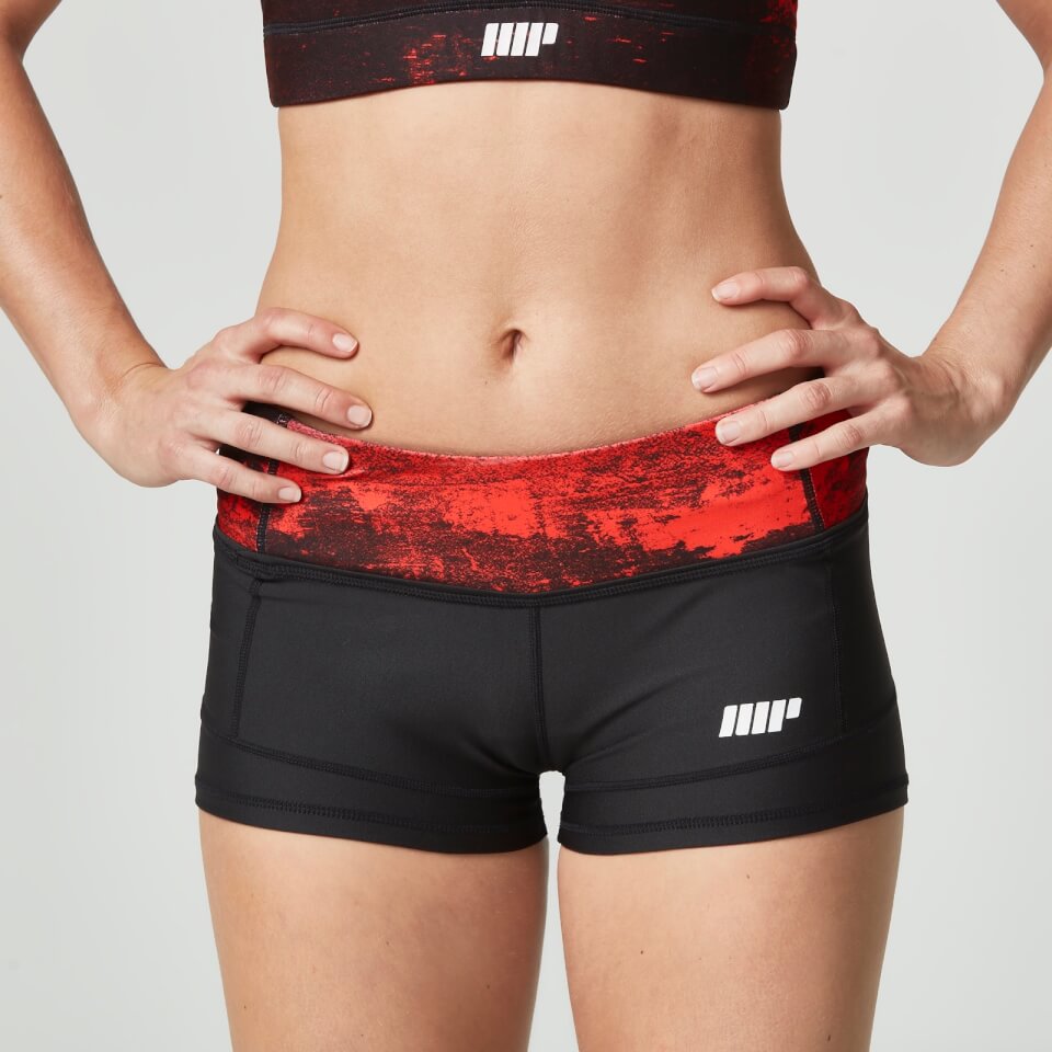 Myprotein Women's Power Shorts - Red Concrete - UK 6 Myprotein Women's Power Shorts - Red Concrete - UK 6