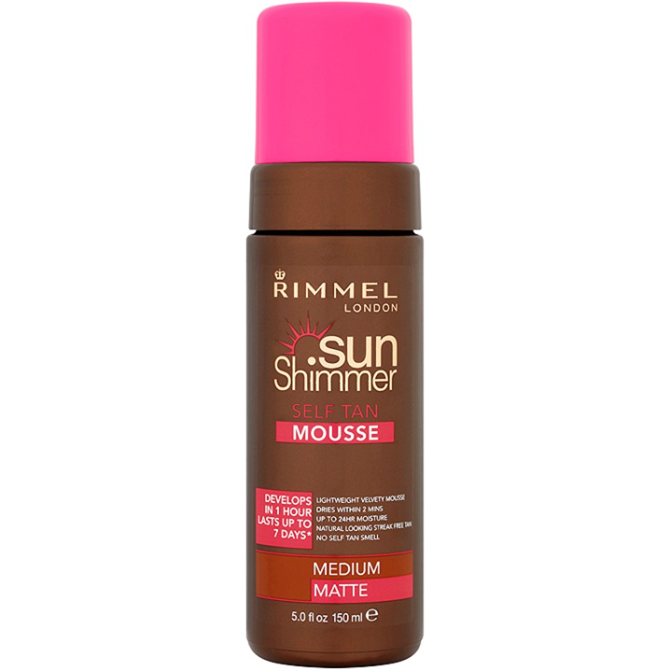 

Rimmel Sunshimmer Instant Self Tan Mousse (150ml) - Medium Matte