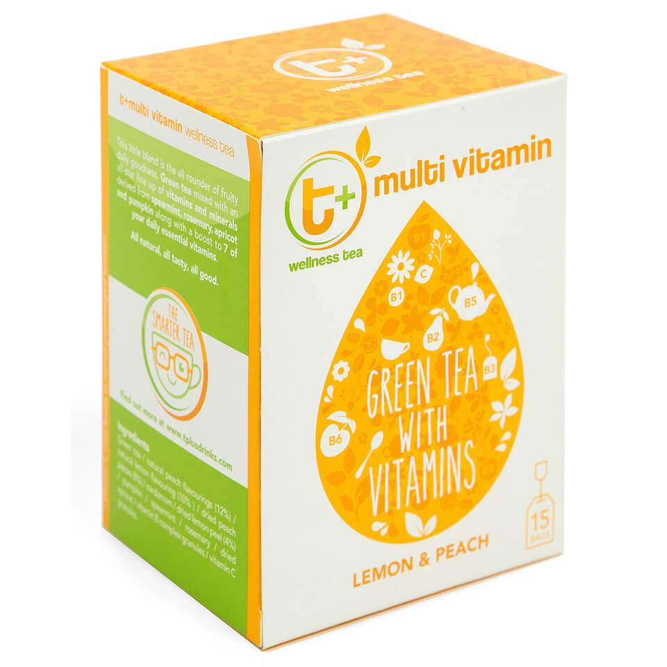Buy t+ Multi Vitamin Tea - Lemon and Peach | myvitamins.com
