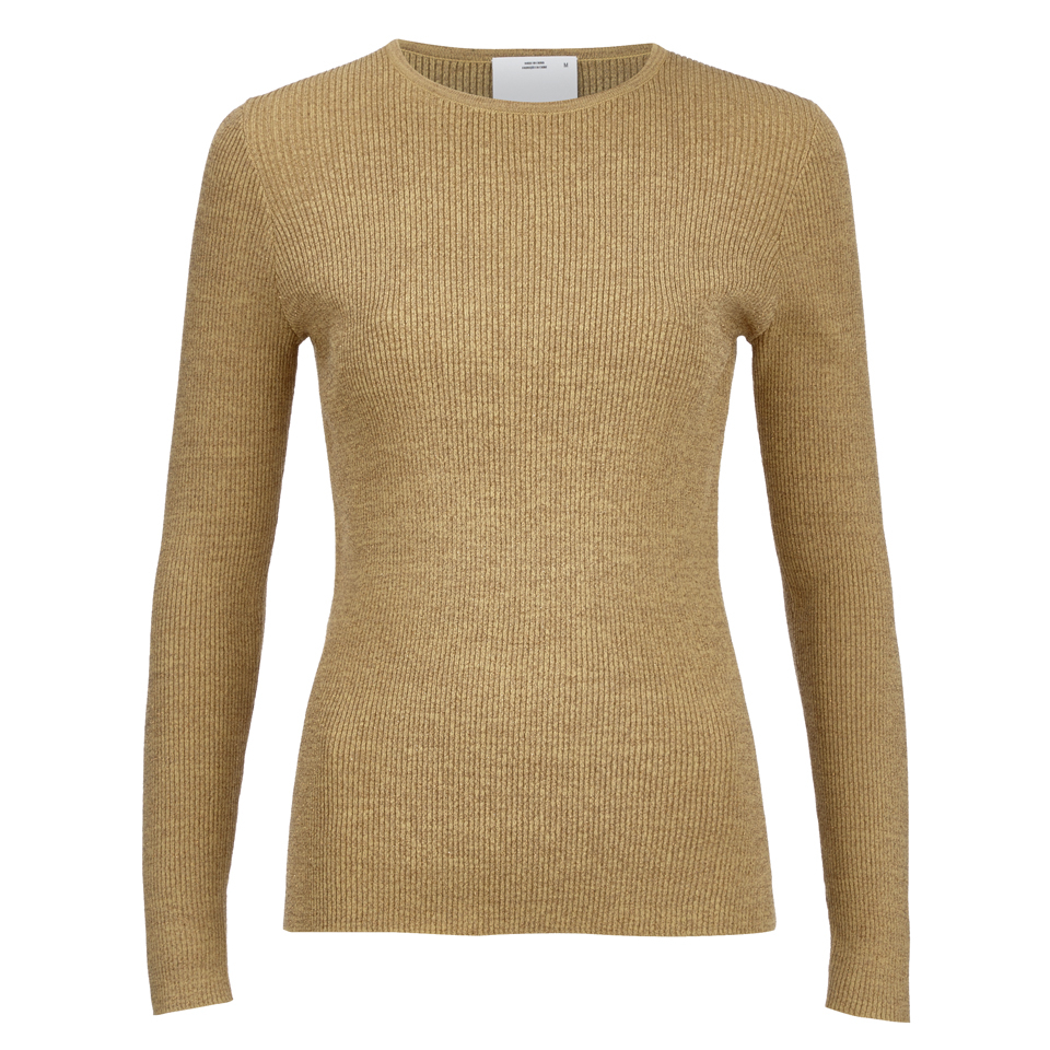 C/MEO COLLECTIVE Women's Shine On Long Sleeve Top - Gold - Free UK ...