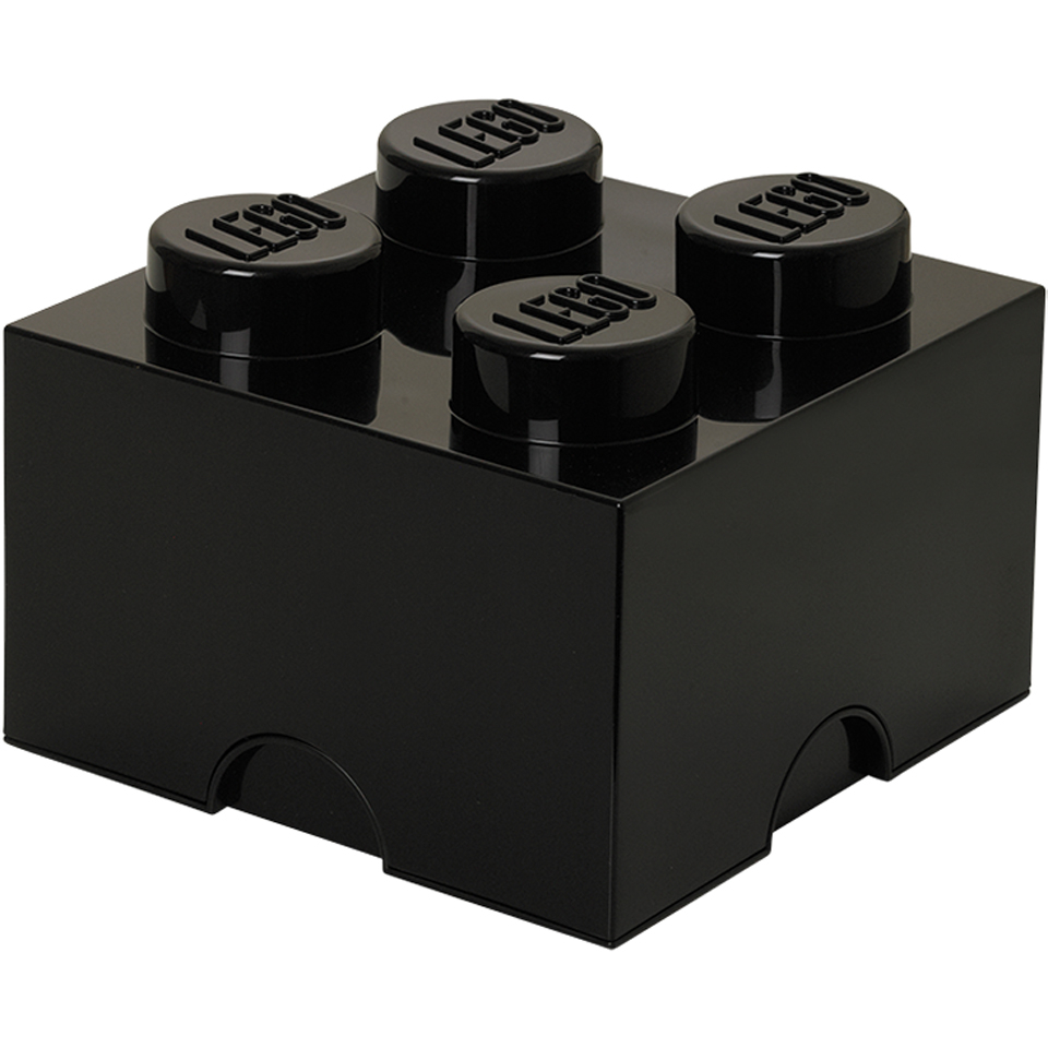 LEGO Storage Brick 4 - Noir