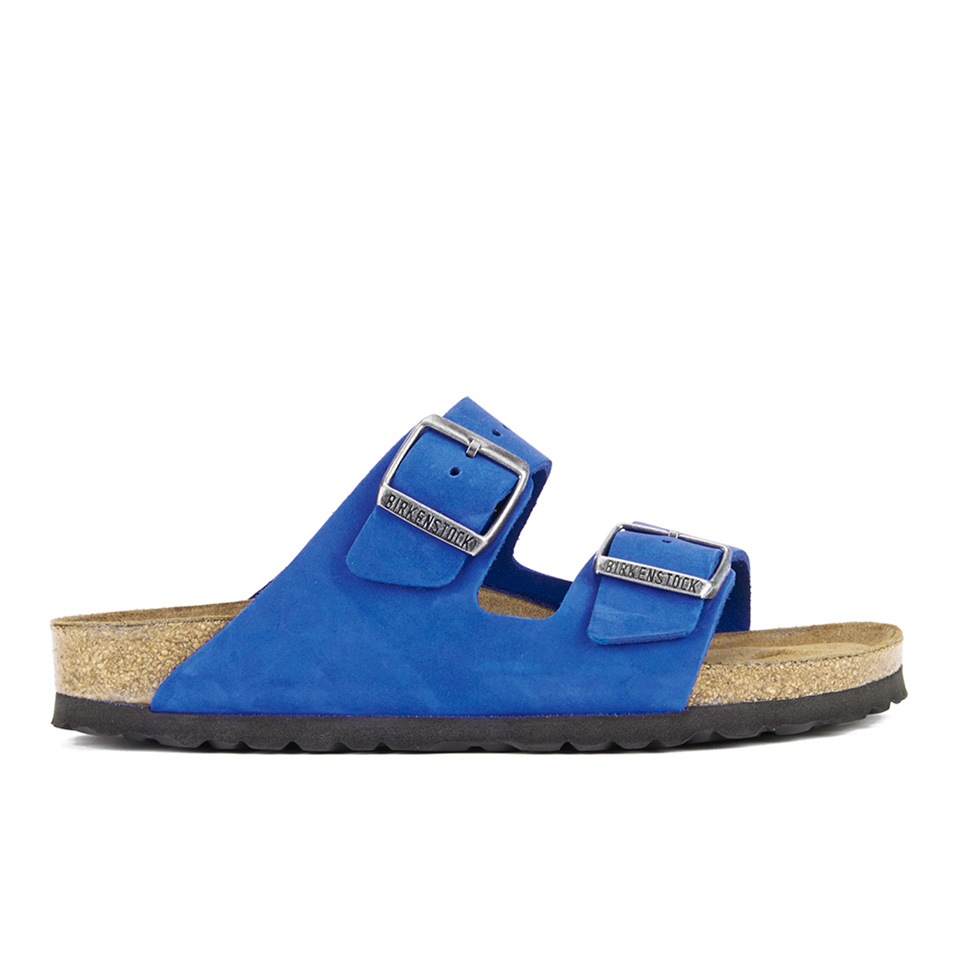 Birkenstock Women's Arizona Slim Fit Suede Double Strap Sandals - Blue ...