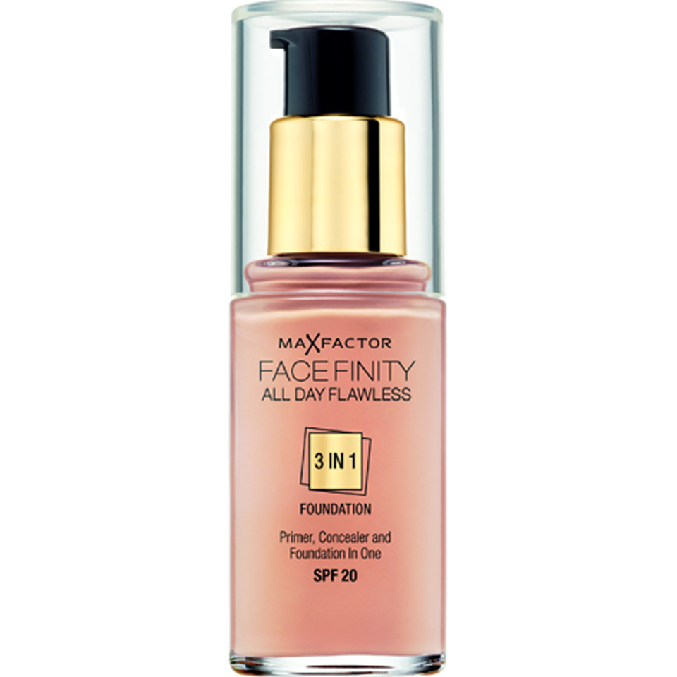 Max Factor Facefinity 3 in 1 Foundation (Various Shades) | Free ...