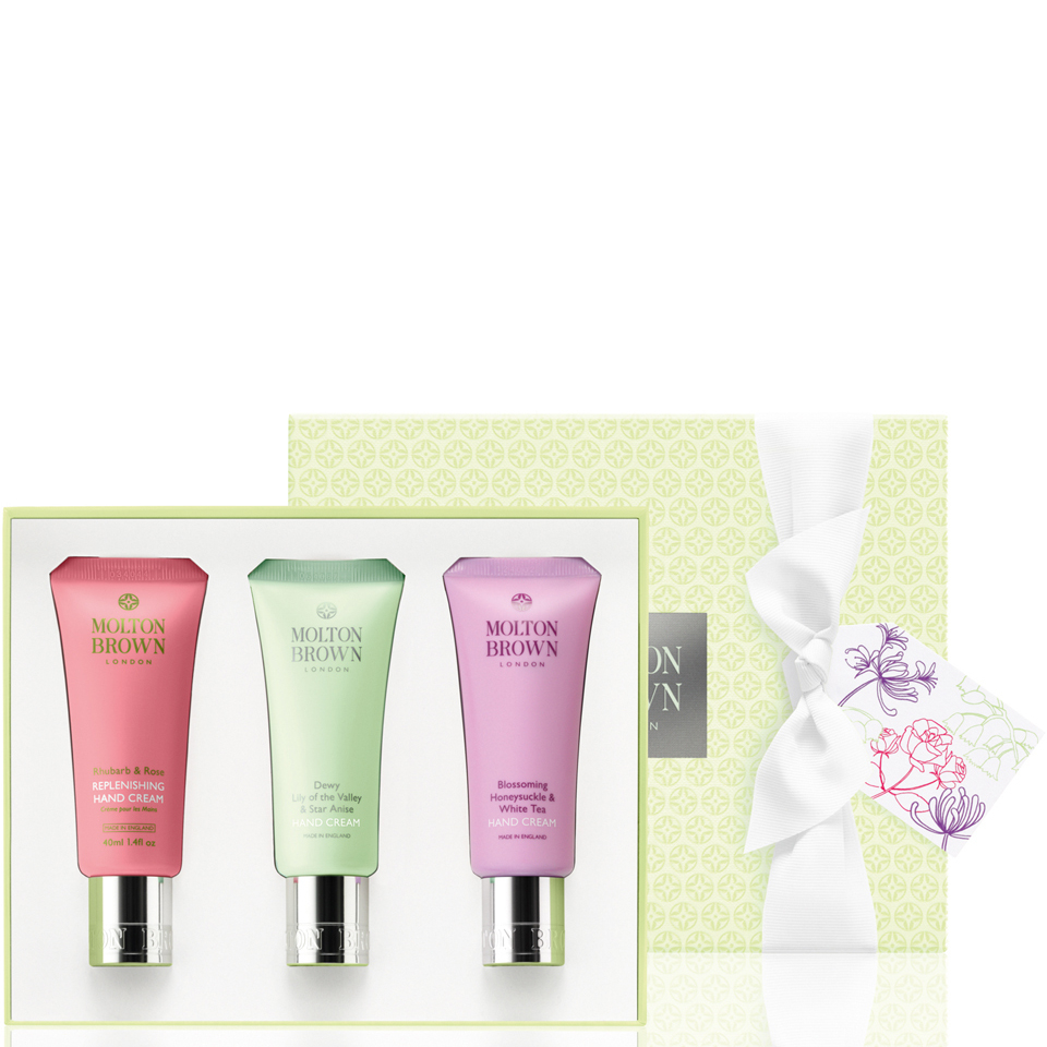 Molton Brown Timeless Florals Hand Cream Gift Trio 3 x 