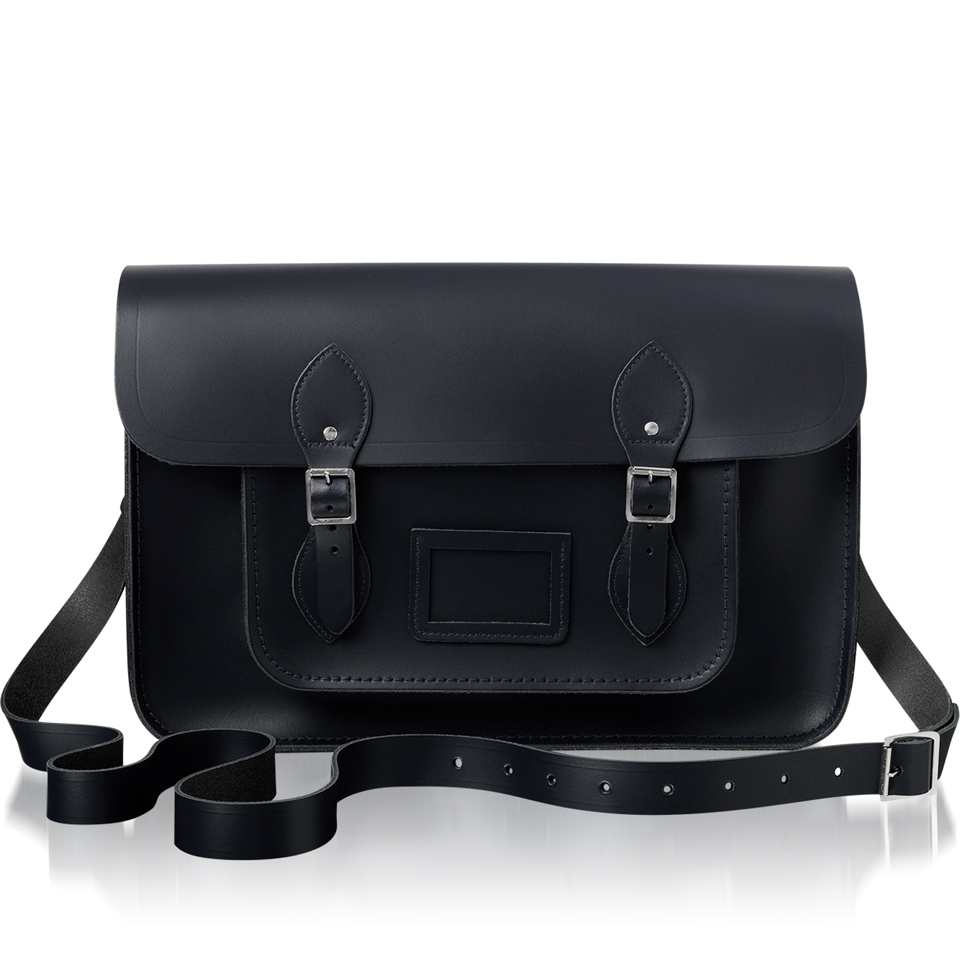 The Cambridge Satchel Company Women's 15 Inch Leather Satchel - Navy ...
