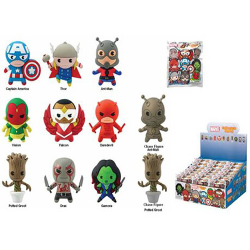 Marvel Series 2 Figural 3 D Foam Key Chain Pop In A Box Us