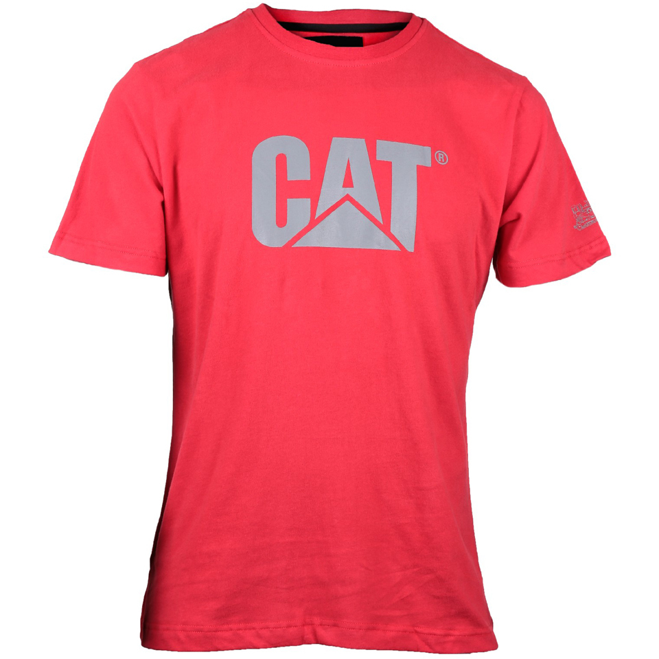 Caterpillar Men's Logo TShirt Red Clothing Zavvi