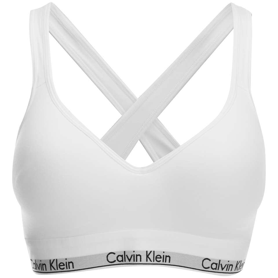 Calvin Klein Women's Modern Cotton Lift Bralette White