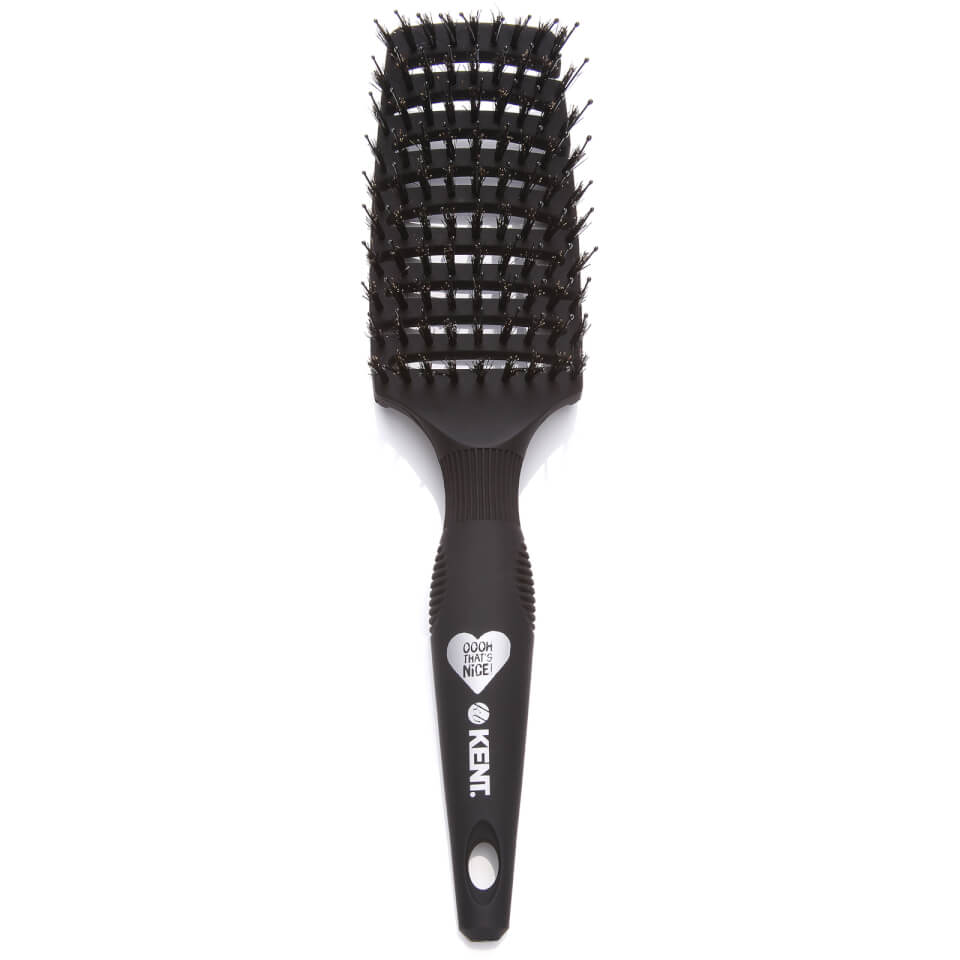 EAN 5011637003338 product image for Kent Pure Bristle and Nylon Mix Hairbrush - Black | upcitemdb.com