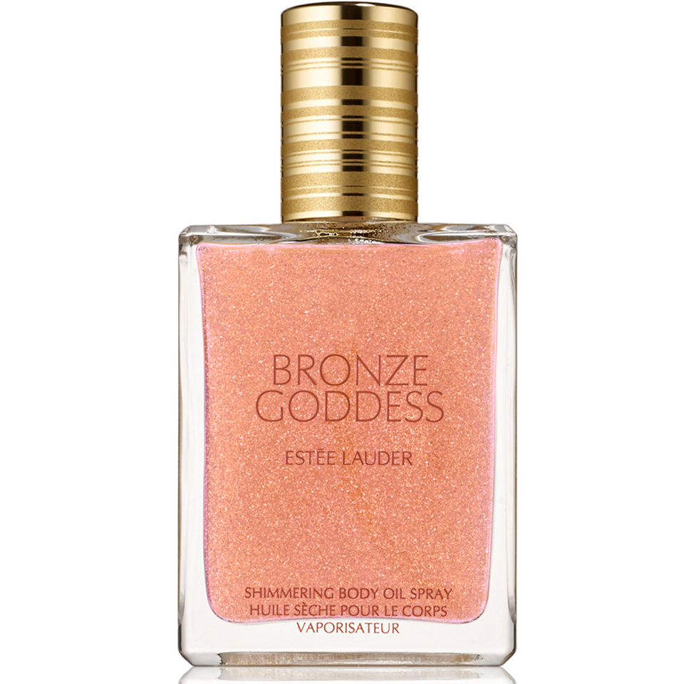 Estée Lauder Bronze Goddess Shimmering Body Oil Spray 45ml Free
