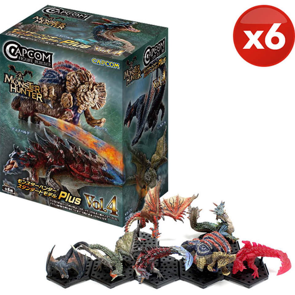 Monster Hunter Figures Plus Vol.4 Set of 6 Figures Nintendo