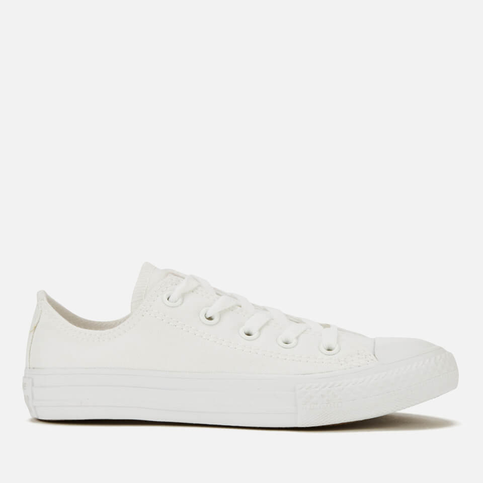 Converse Kids' Chuck Taylor All Star Canvas Ox Trainers - White | FREE ...