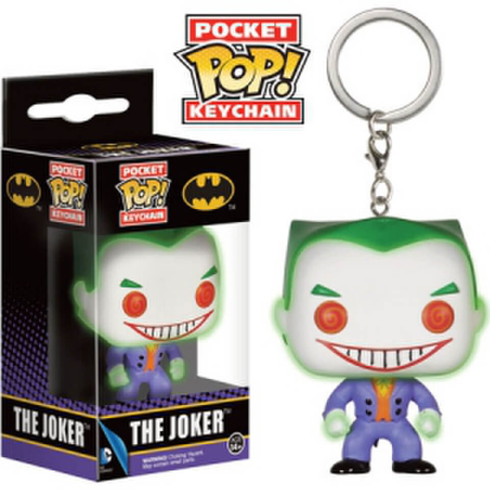 Pop! Keychain GITD Joker Ltd Ed Pocket Pop! Sleutelhanger