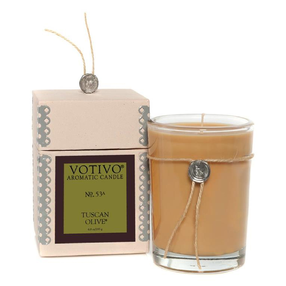 Votivo Aromatic Candle Tuscan Olive SkinStore