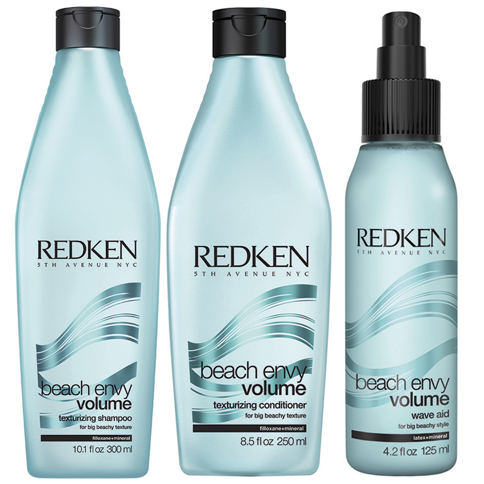 Redken Beach Envy Volume Texturizing Shampoo (300ml) & Texturizing