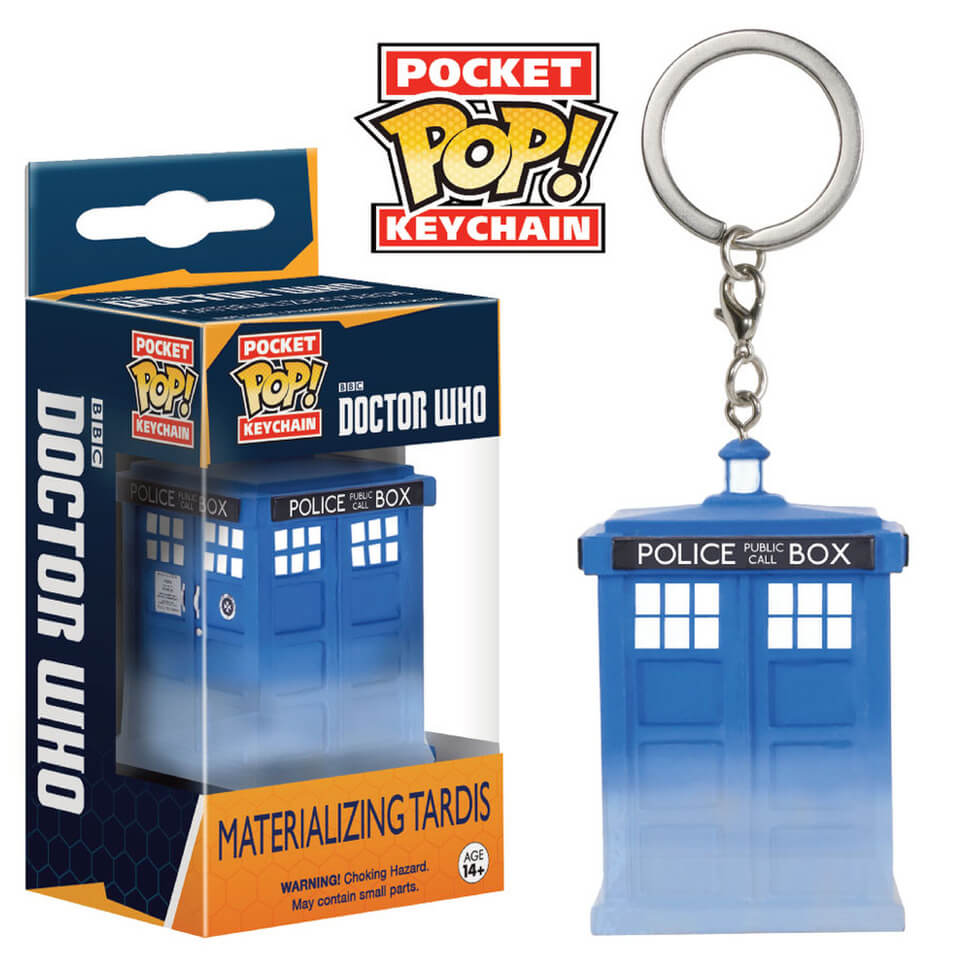 Doctor Who Materialising Tardis Pop! Keychain