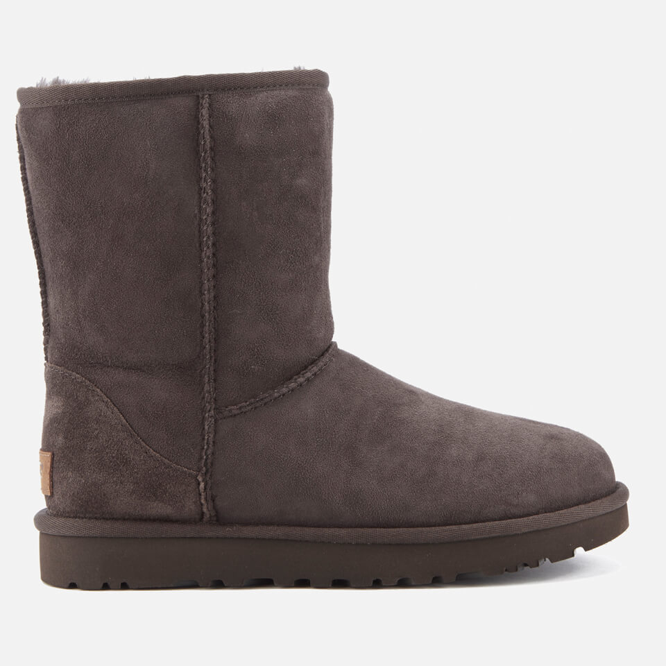 UGG Women's Classic Short II Sheepskin Boots - Chocolate - Free UK ...