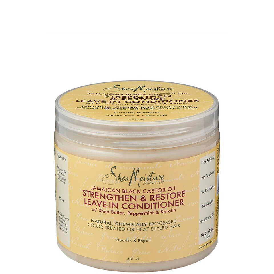 Shea Moisture Jamaican Black Castor Oil Strengthen/grow And Restore Leave In Con