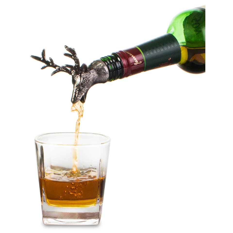 Stag Bottle Stopper and Pourer | IWOOT