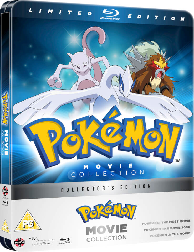 Pokemon Movie Collection - Limited Edition Steelbook Blu 