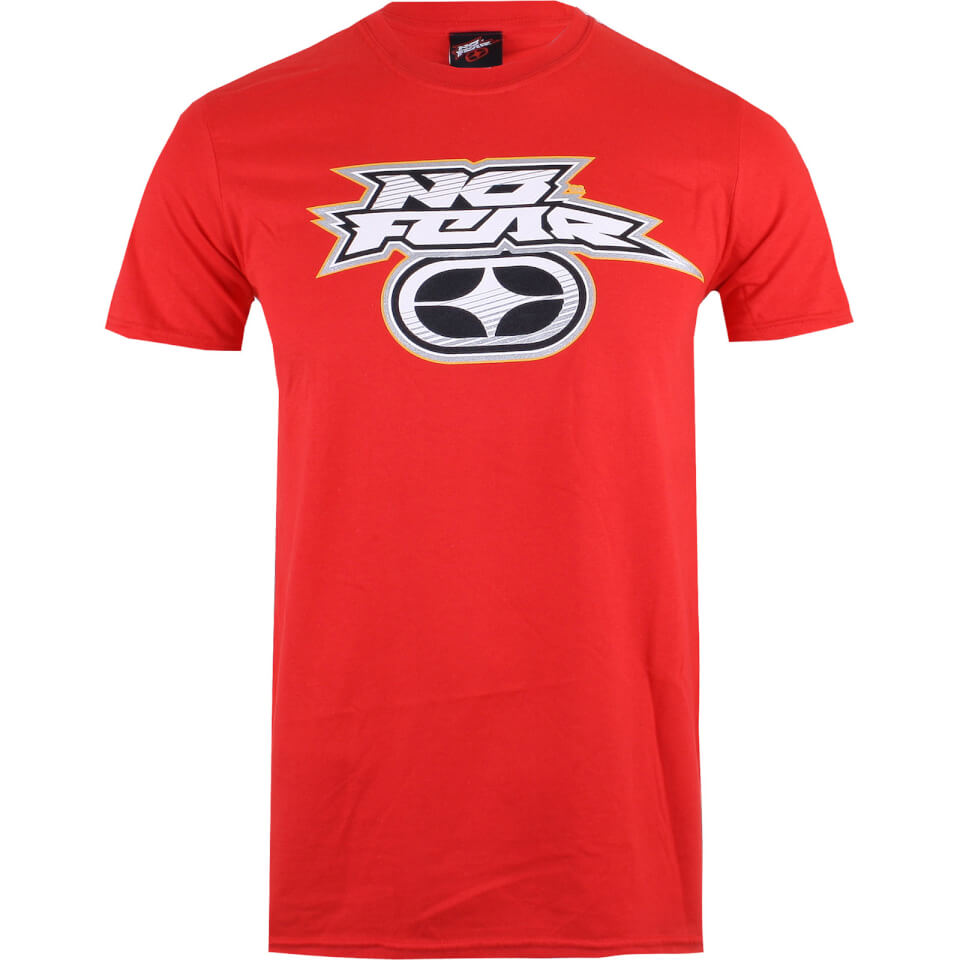 No Fear Men's Reflective Logo T-Shirt - Red Clothing - Zavvi UK