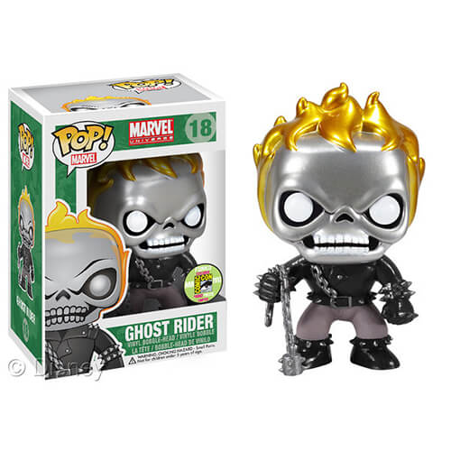 Funko Ghost Rider Metallic (SDCC 2013) Pop! Vinyl | Pop In A Box UK