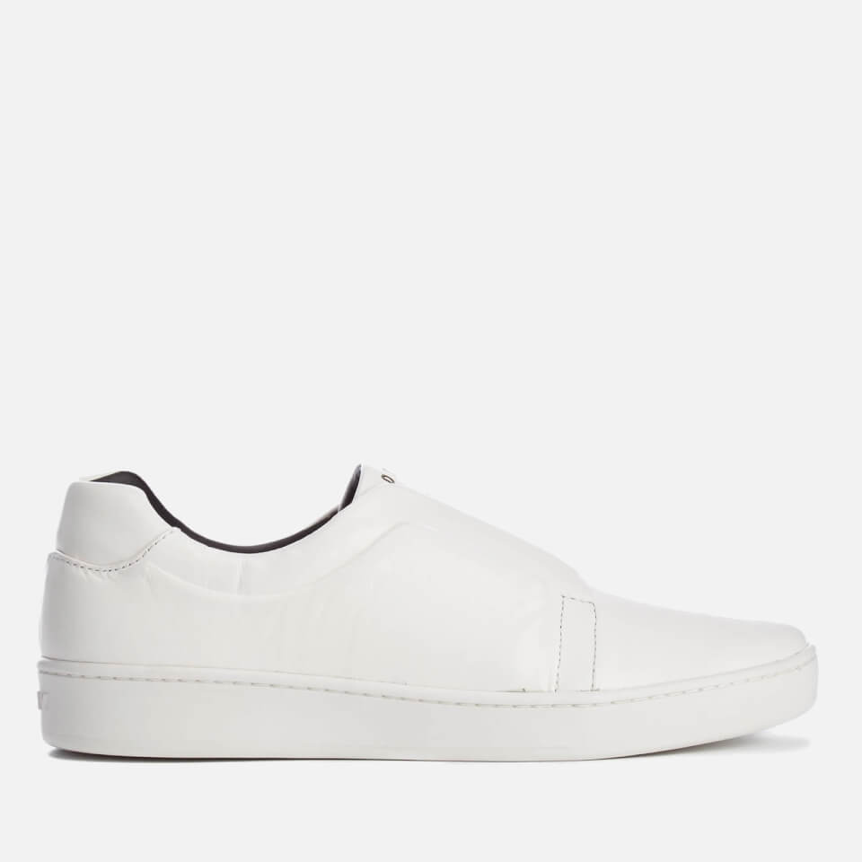 dkny slip on trainers white