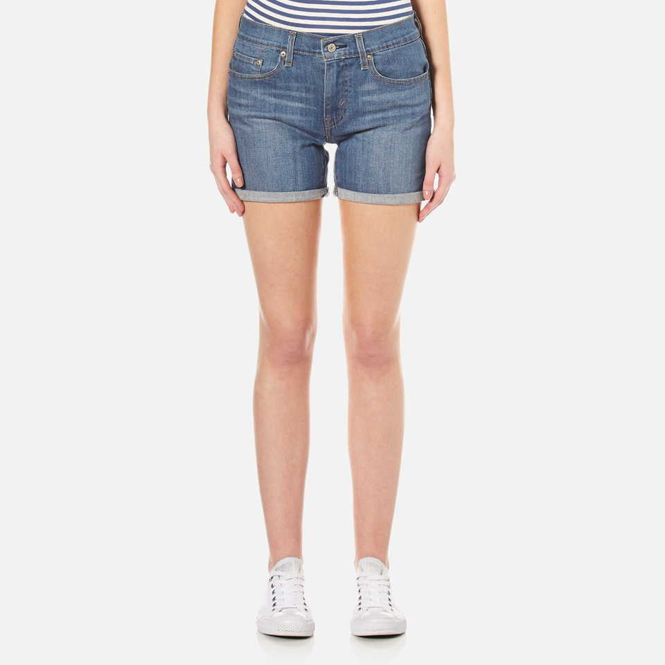 Levi's Women's Mid Length Short Update Shorts Mariposa Road Free UK