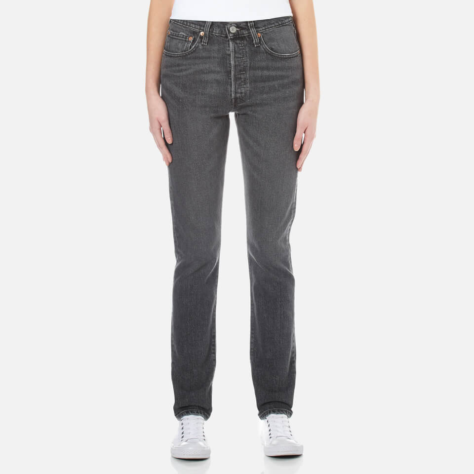 Levi&#39;s Women&#39;s 501 Skinny Jeans - Black Coast - Free UK Delivery Available