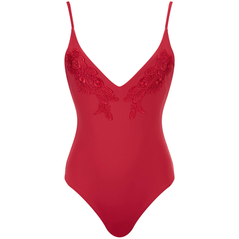 MINKPINK Women's Forbidden Fruit One Piece Swimsuit ...