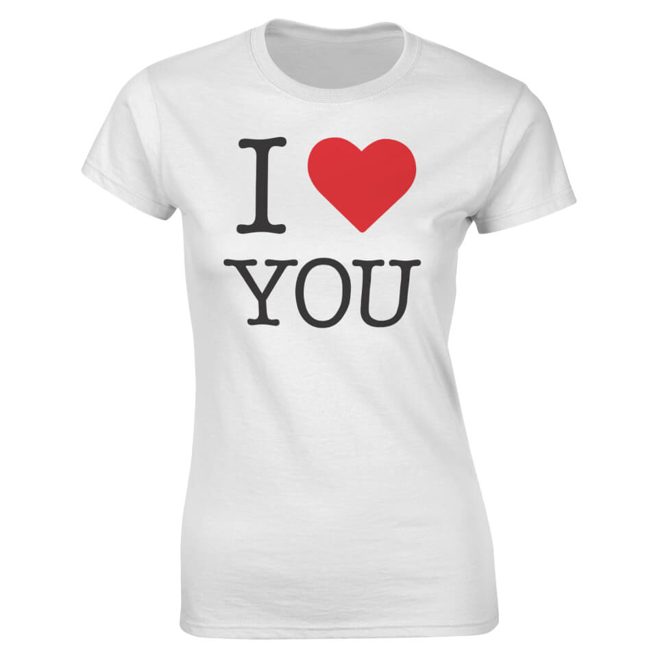 I Heart You Women's T-Shirt - White | IWOOT