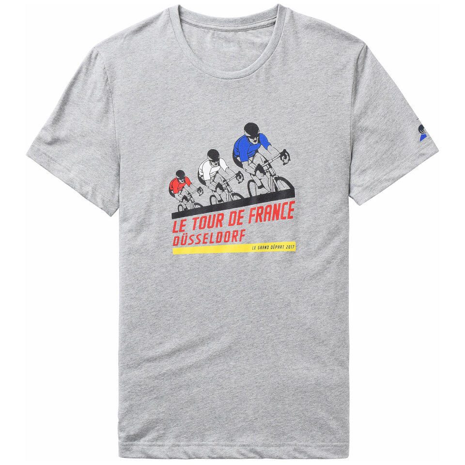 Le Coq Sportif Tour De France N1 Kraftwerk T Shirt Grey Probikekit Com