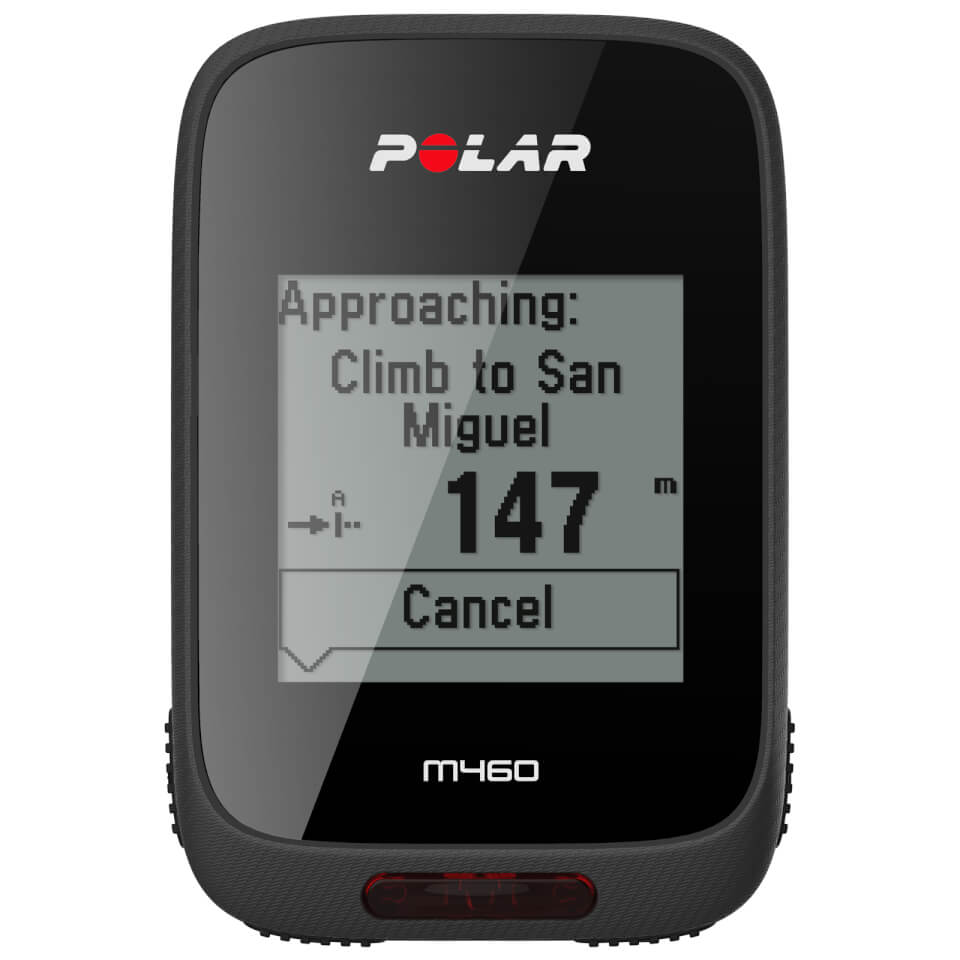 Polar M460 GPS Bike Computer - Black