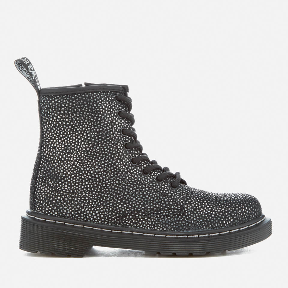 kids silver dr martens