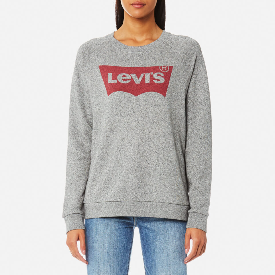 Levi's Women's Relaxed Graphic Crew Sweatshirt - Fleece Smokestack ...