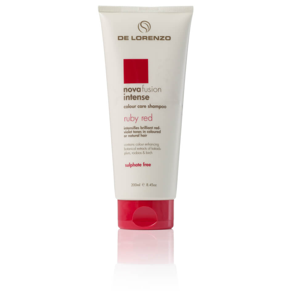De Lorenzo Novafusion Intense Colour Care Shampoo Ruby Red | Buy Online