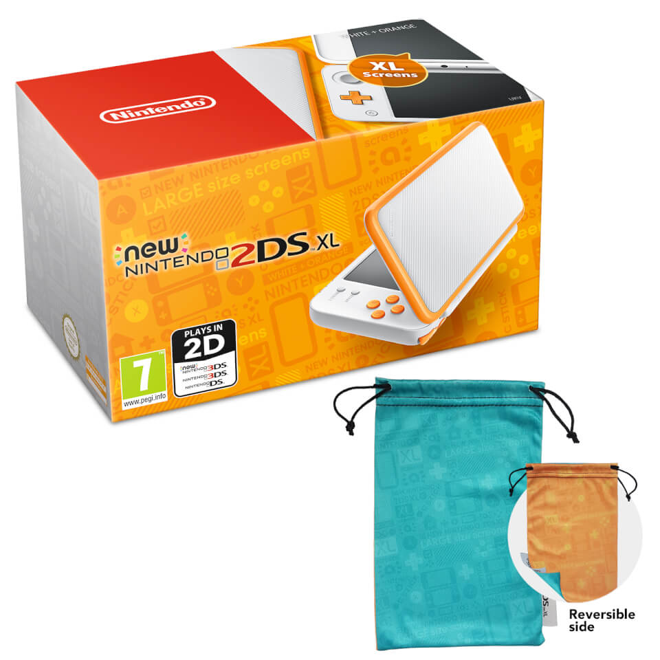 New Nintendo 2DS XL White and Orange Nintendo UK Store