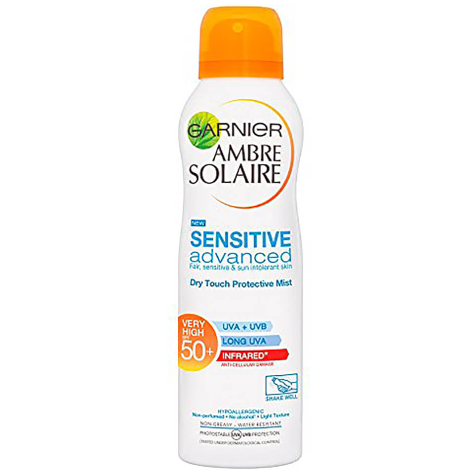 Garnier Ambre Solaire Sensitive Dry Mist Sun Cream Spray 