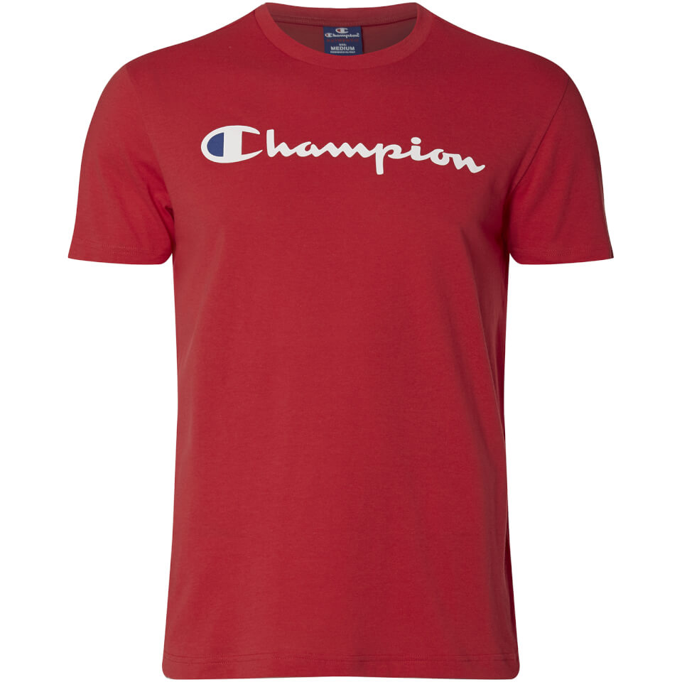Champion Men's Logo T-Shirt - Red Clothing | Zavvi