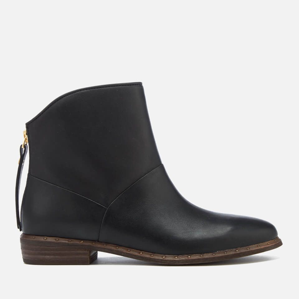 UGG Women's Bruno Leather Ankle Boots - Black | FREE UK