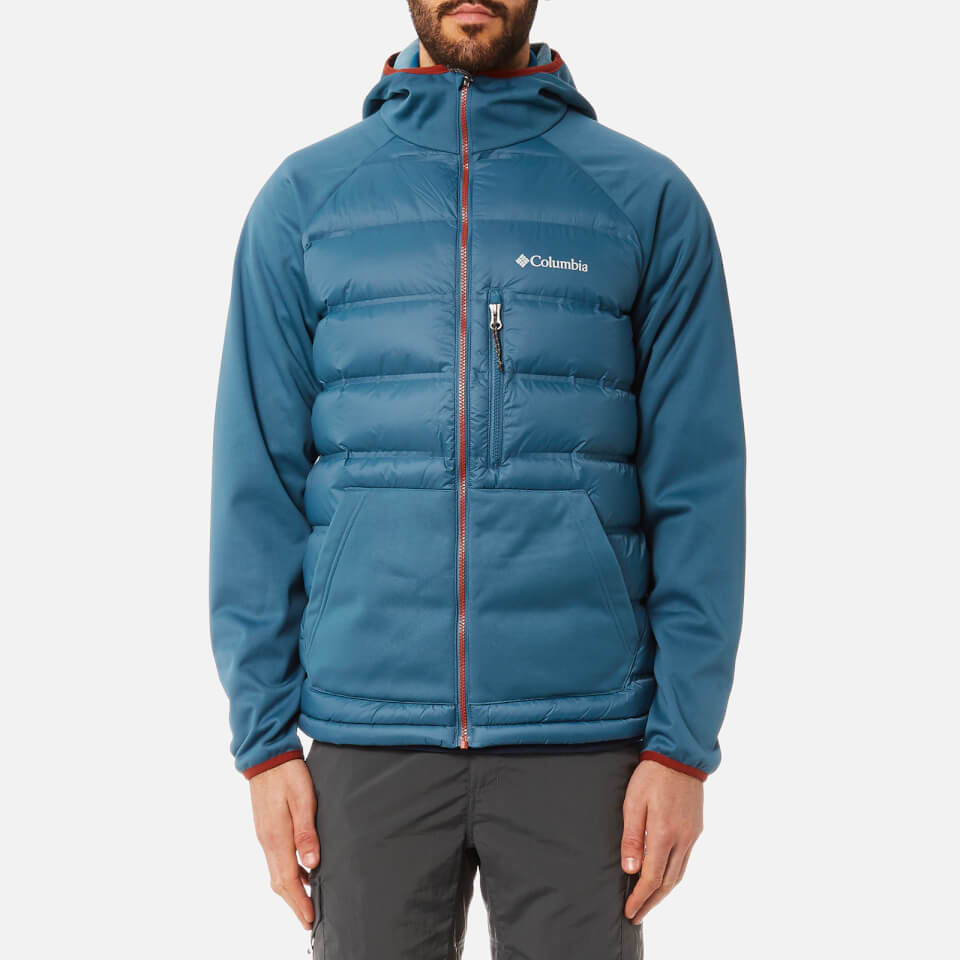 columbia men's ramble down hybrid hooded jacket