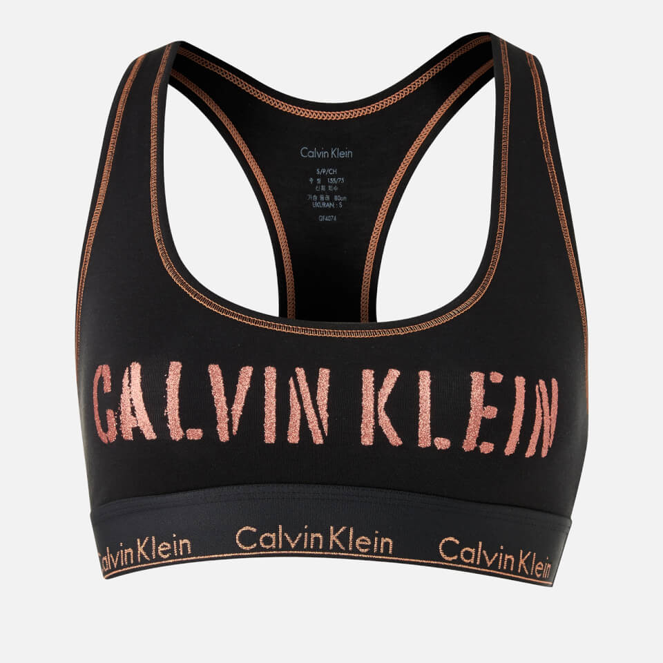 calvin klein rose gold bralette
